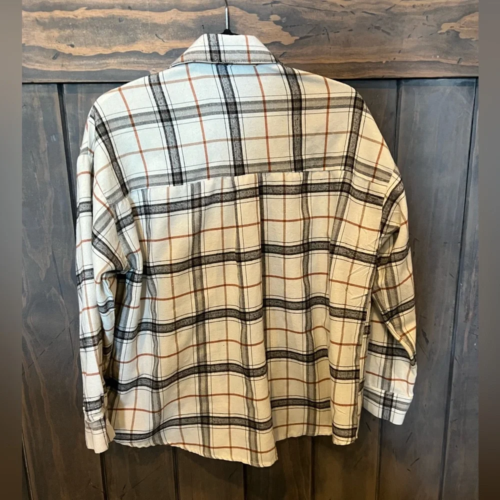 SHEIN plaid flannel shirt